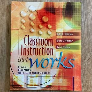Classroom Instruction that Works Robert Marzano